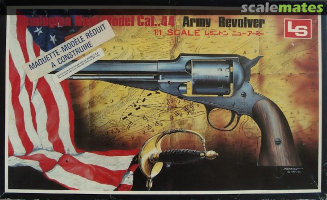 Boxart Remington Mew Model Cal. .44 Army Revolver P1011 LS Boxart Remington Mew Model Cal. .44 Army Revolver P1011 LS