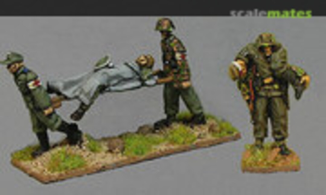 1:72 Stretcher bearer party & wounded man being carried (C-P Models CPM-WS19) CPM-WS19