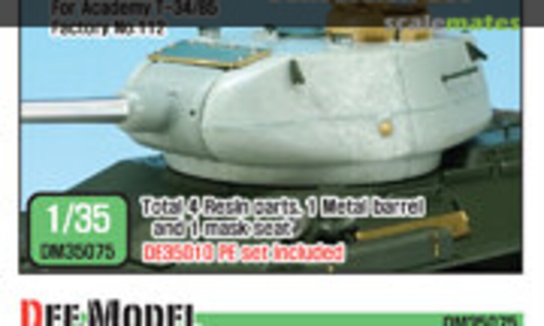 1:35 T-34/85 8-part Mold Alternative Turret Set (Def.Model DM35075)
