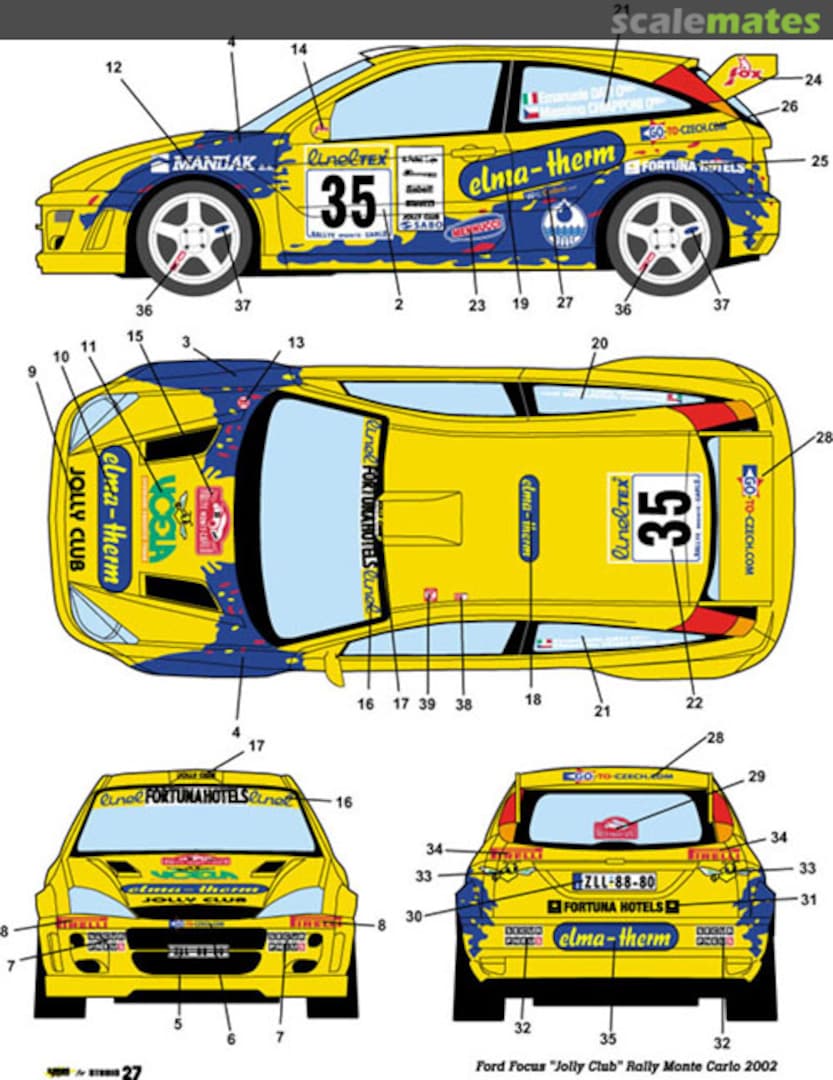 Boxart Ford Focus RS WRC ST27-DC556C Studio27 Boxart Ford Focus RS WRC ST27-DC556C Studio27