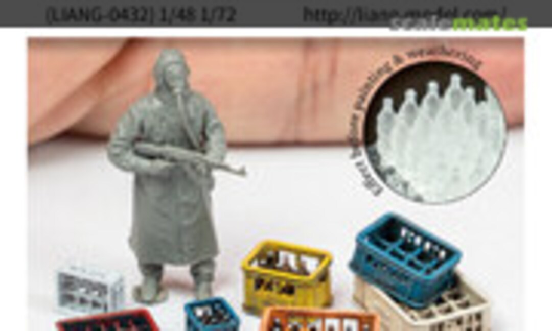 No Beer Soda Bottle Crates Modern x 8 (Liang Model LIANG-0432) LIANG-0432