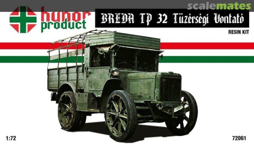 Boxart Breda TP32 Tüzérségi Vontató (Artillery Tractor) 72061 Hunor Product Boxart Breda TP32 Tüzérségi Vontató (Artillery Tractor) 72061 Hunor Product