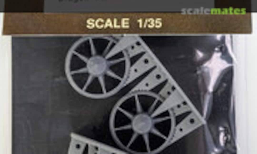 1:35 Stug.III family idler wheels special set, 3 variants, for Dragon kits (Elefant Corporation E35272)