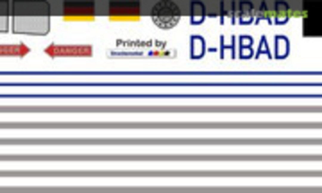 1:32 Bell 206 - Heli Avia - D-HBAD (Heli Scale Quality Decal 378) Decal 378