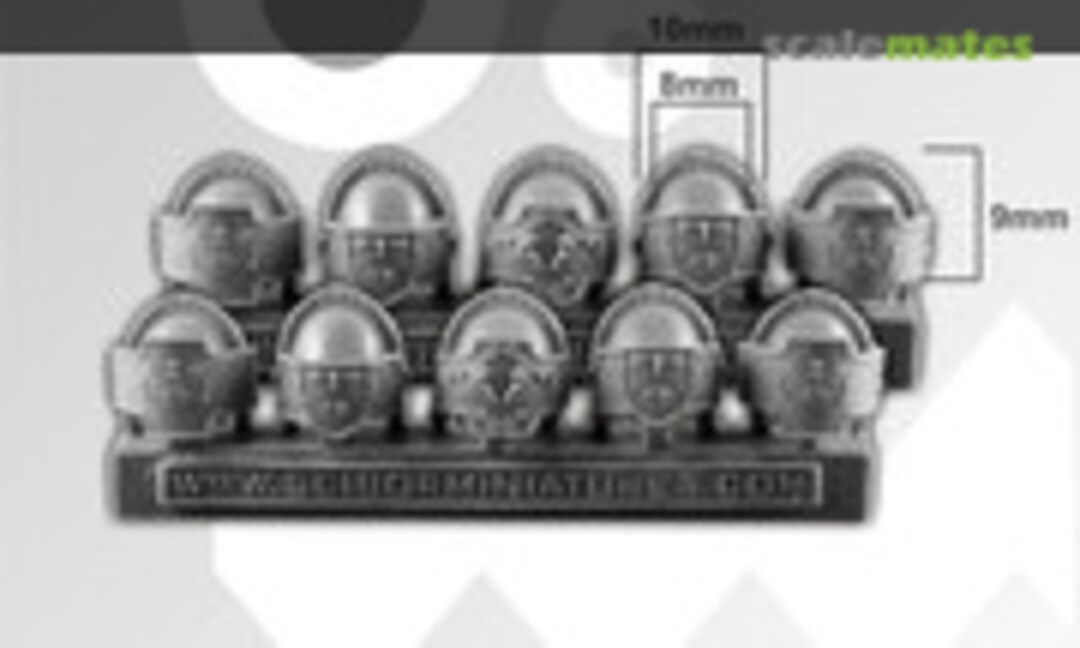 No SF Roman Legionary Small Shoulder Pads (10 pcs) (Scibor Monsterous Miniatures CPRS0180) CPRS0180