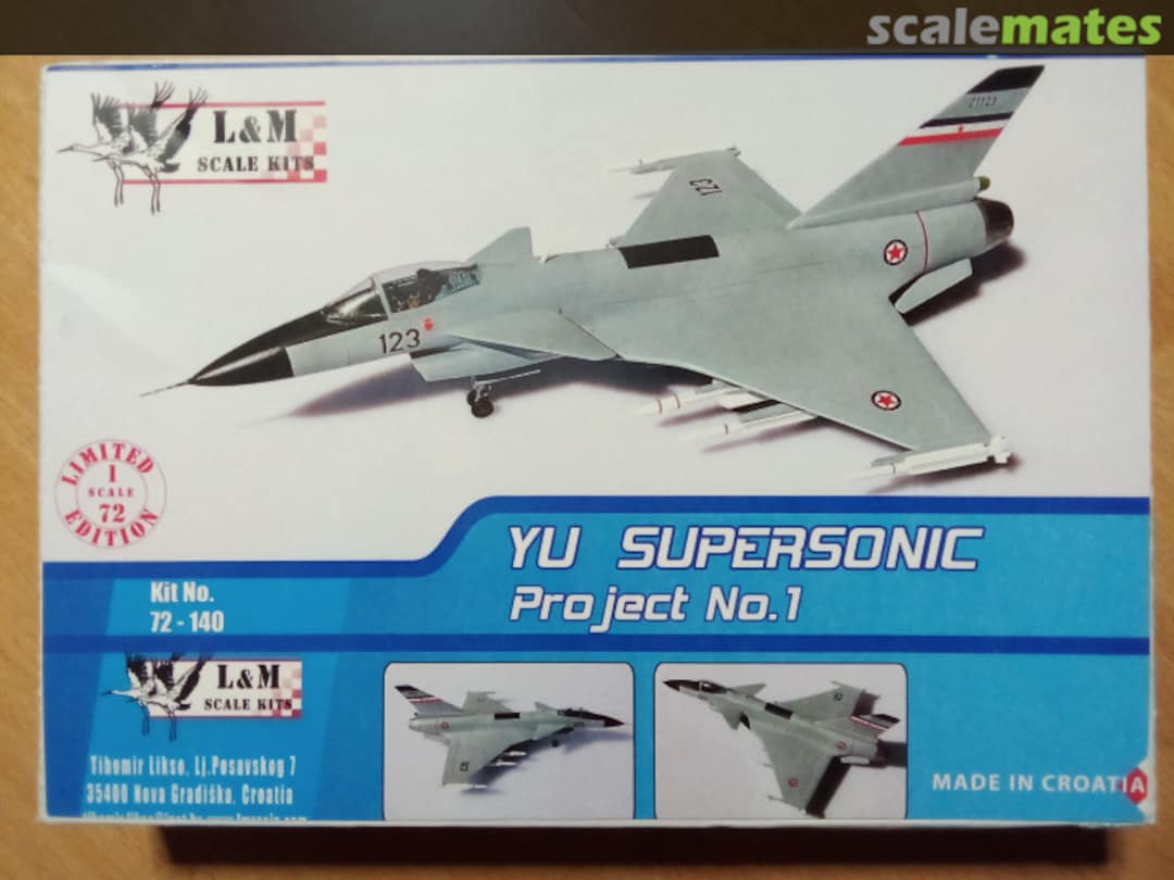 Boxart YU Supersonic 72-140 L&M Resin Kits Boxart YU Supersonic 72-140 L&M Resin Kits