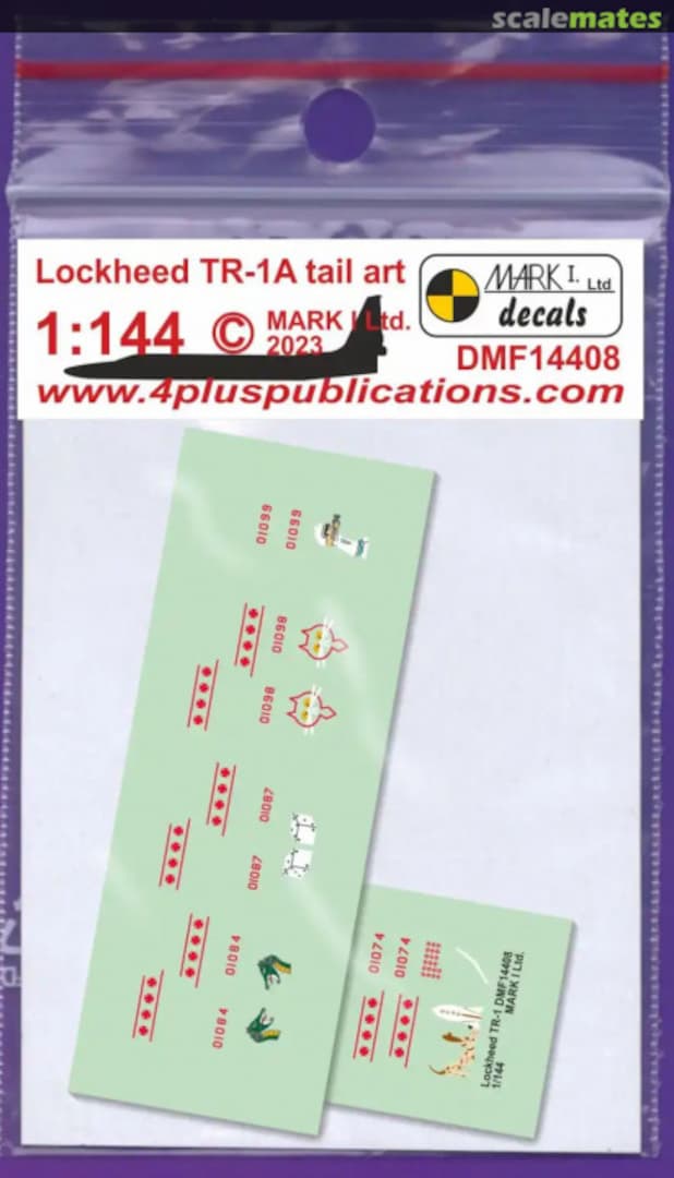 Boxart Lockheed TR-1A Tail Art DMF14408 Mark I Models Boxart Lockheed TR-1A Tail Art DMF14408 Mark I Models