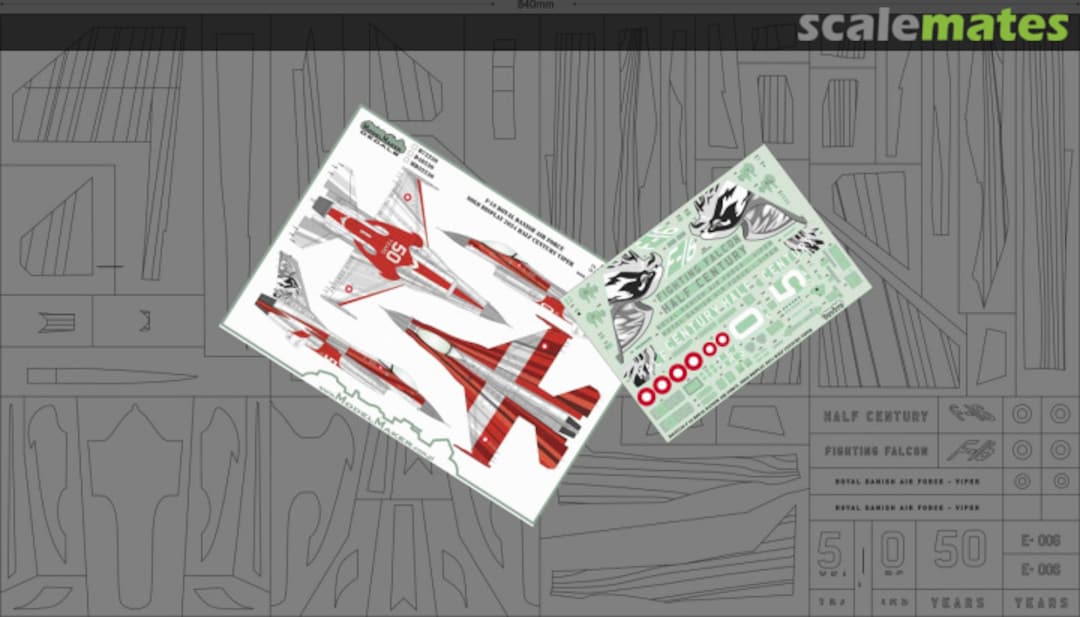 Boxart F-16 - Royal Danish Air Force, Solo Display 2024 Half Century Viper (With Paint Set) MD32230-P ModelMaker Boxart F-16 - Royal Danish Air Force, Solo Display 2024 Half Century Viper (With Paint Set) MD32230-P ModelMaker