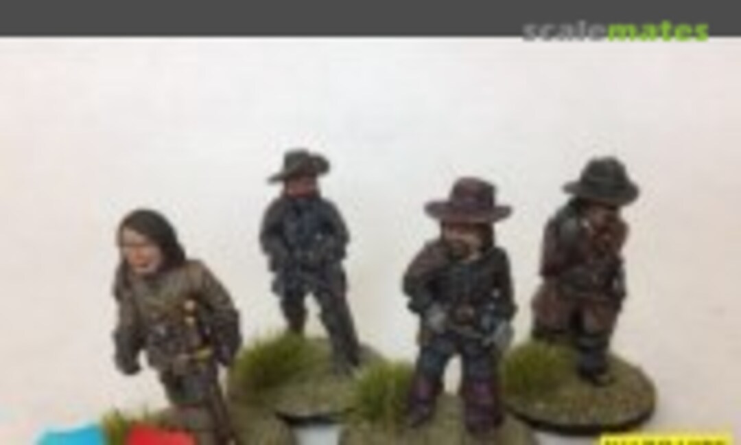 28mm Mousquetaires (Warbases MUSK) MUSK