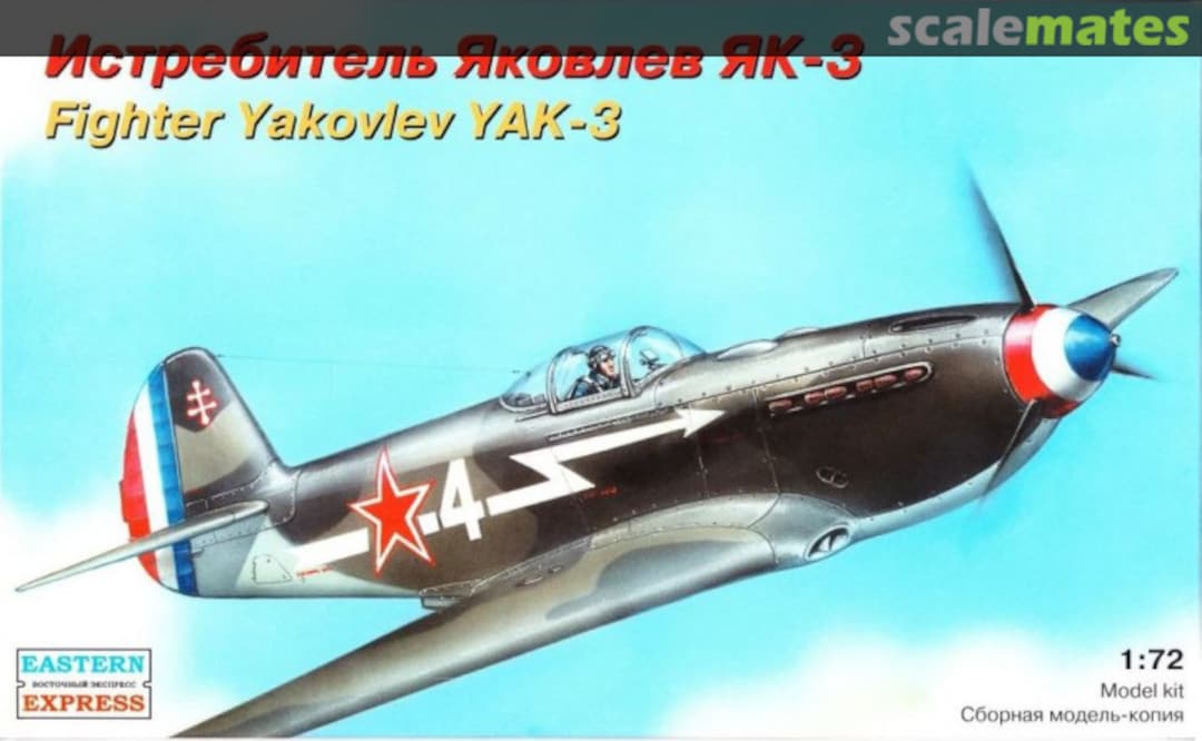 Boxart Fighter Yakovlev Yak-3 72207 Eastern Express Boxart Fighter Yakovlev Yak-3 72207 Eastern Express