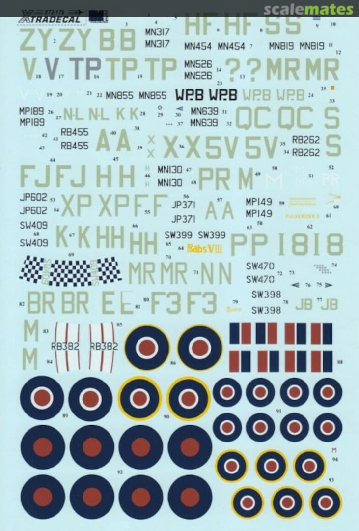 Boxart Hawker Typhoon Mk.1B X72179 Xtradecal Boxart Hawker Typhoon Mk.1B X72179 Xtradecal