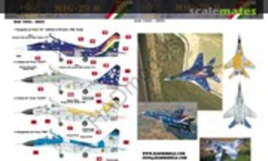 1:48 MiG-29 B (HungAeroDecals 48032) 48032
