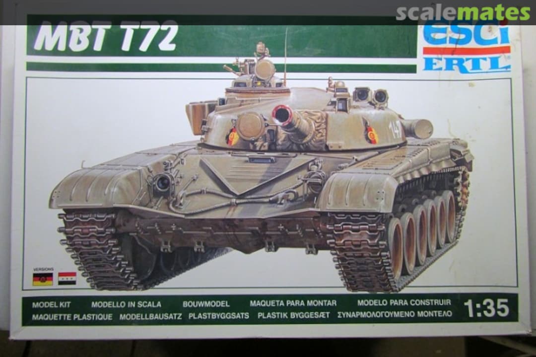 Boxart MBT T72 5019 ESCI/ERTL Boxart MBT T72 5019 ESCI/ERTL