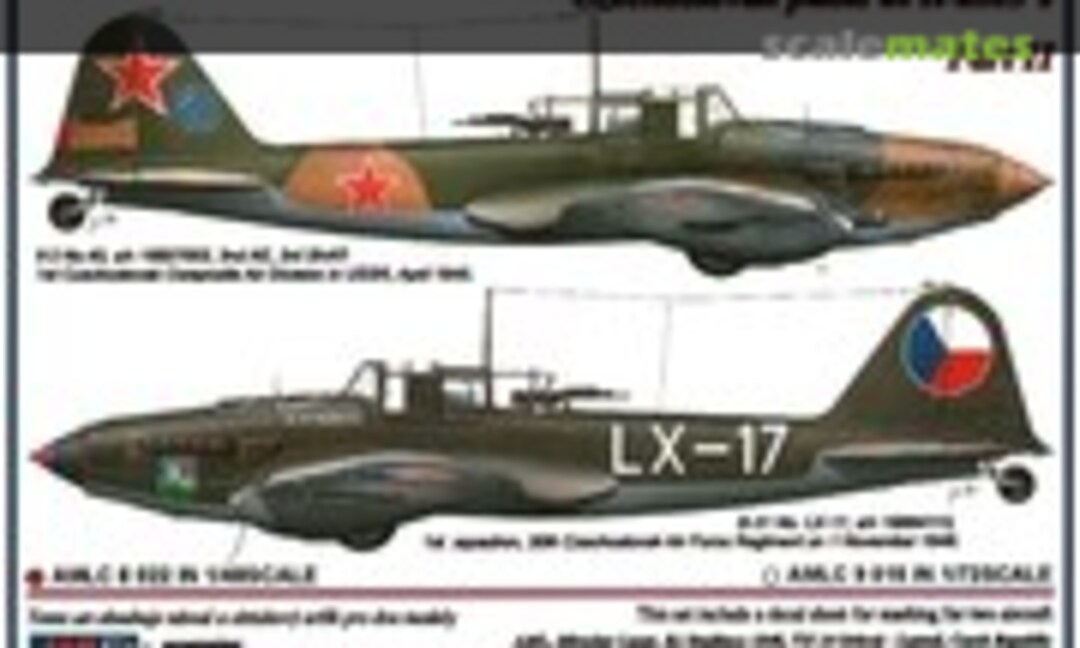 1:48 Czechoslovak pilots in Ilyushin Il-2M3's (AML AMLC8022) AMLC8022
