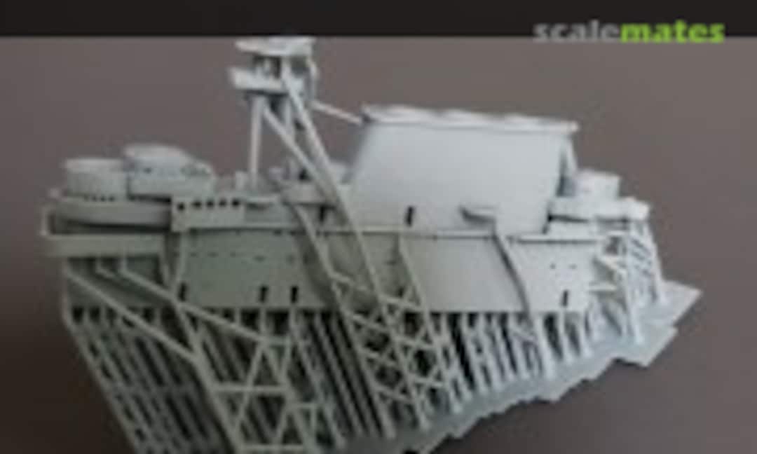 1:700 USS Hornet CV-8 Island, 1942 (Model Monkey 700-CV8 island 1942) 700-CV8 island 1942