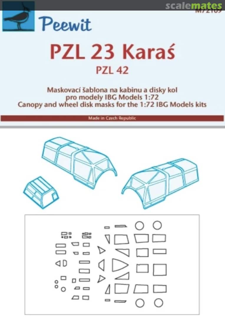 Boxart PZL.23A Karas/PZL-42 M72109 Peewit