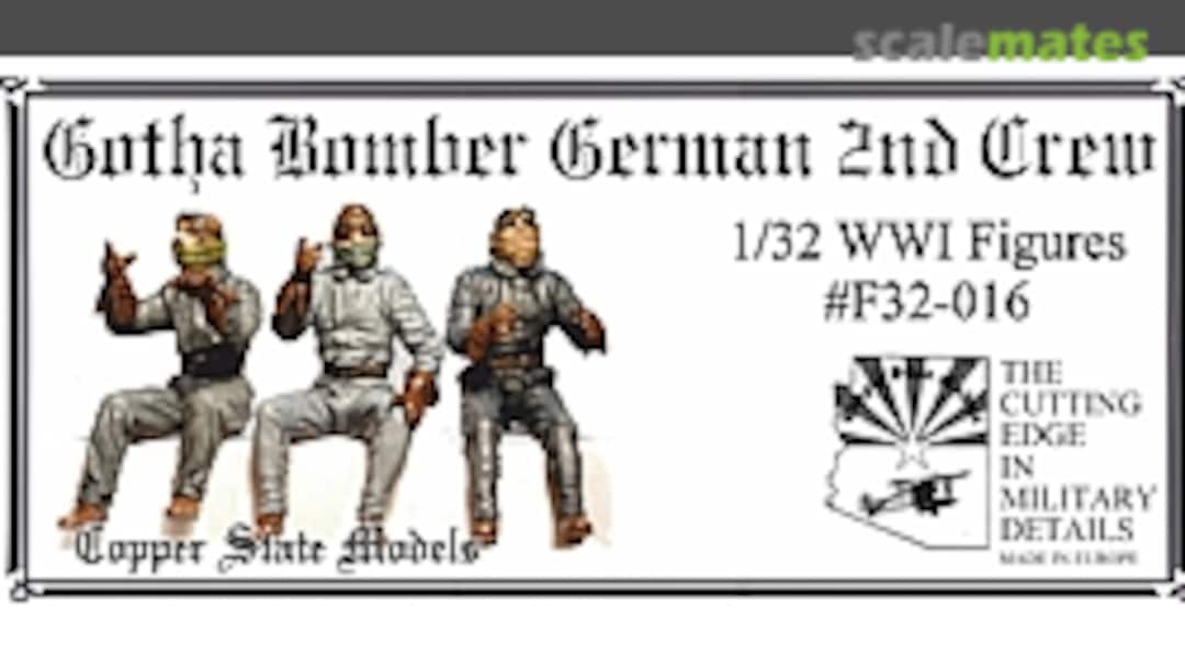 Boxart Gotha bomber german 2nd crew F32-016 Copper State Models Boxart Gotha bomber german 2nd crew F32-016 Copper State Models