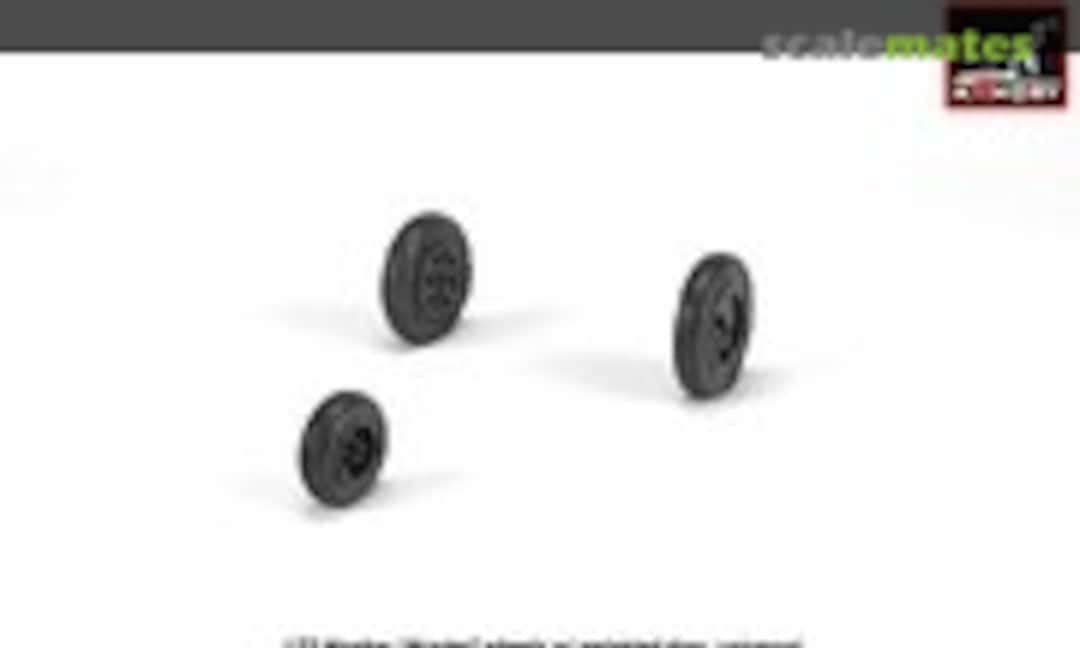 1:72 Hawker Hunter wheels w/ weighted tires universal (Armory AW72408) AW72408