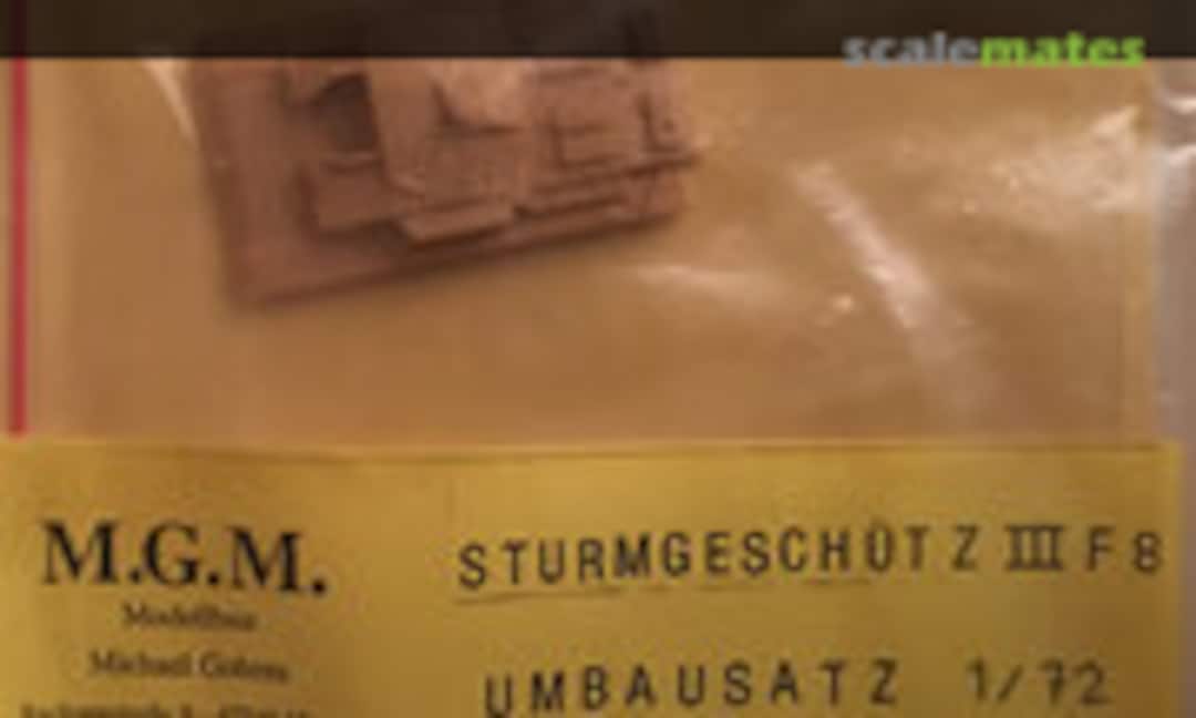1:72 Sturmgeschütz III F8 (M.G.M. xxx) xxx