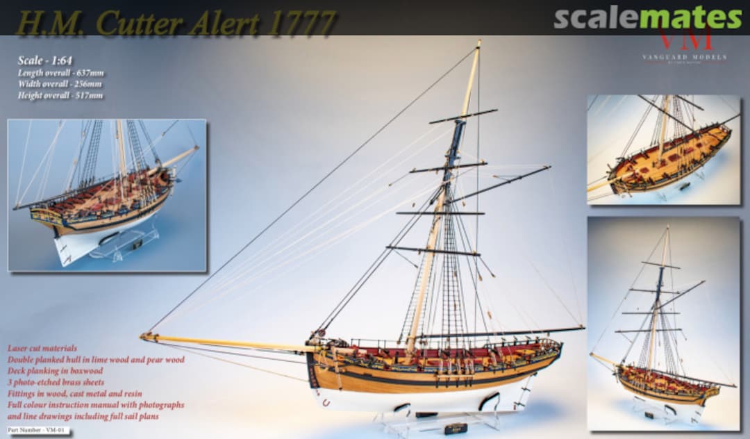 Boxart H.M. Cutter Alert 1777 VM-01 Vanguard Models Boxart H.M. Cutter Alert 1777 VM-01 Vanguard Models