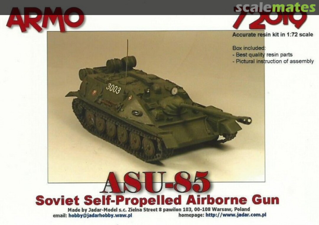 Boxart ASU-85 72019 Armo Boxart ASU-85 72019 Armo