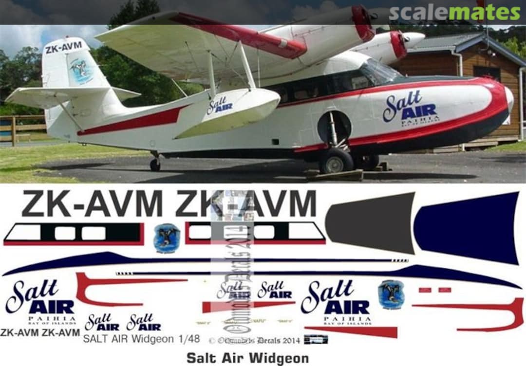 Boxart Grumman Widgeon - Salt Air OMD0265 Oldmodels Decals Boxart Grumman Widgeon - Salt Air OMD0265 Oldmodels Decals