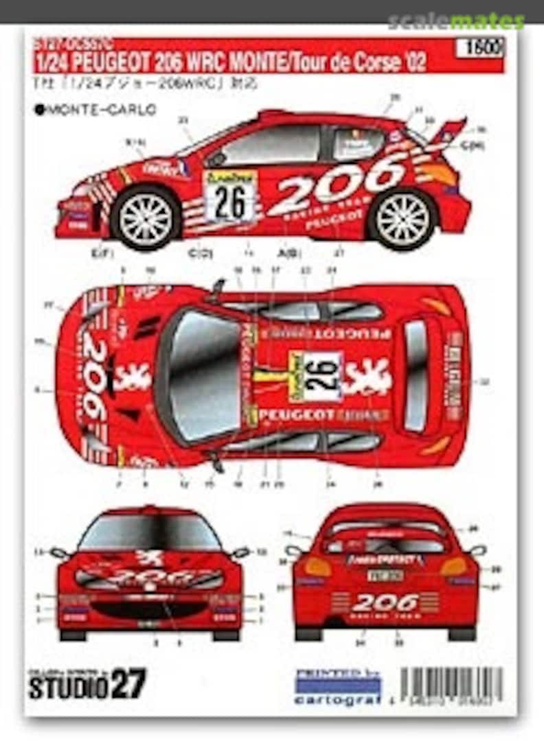 Boxart Peugeot 206 WRC [VRC-206] "BELGIUM" ST27-DC557C Studio27