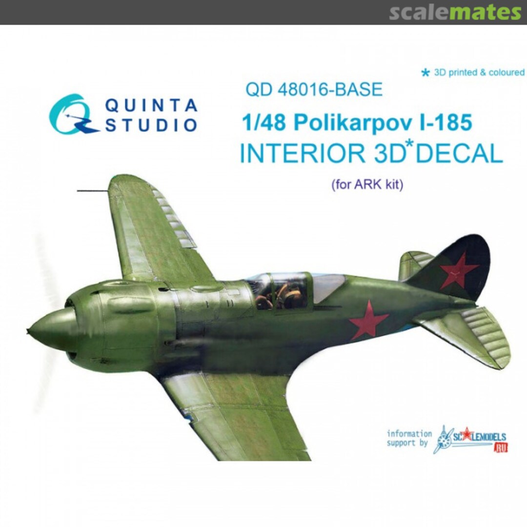 Boxart Polikarpov I-185 QD48016-Base Quinta Studio Boxart Polikarpov I-185 QD48016-Base Quinta Studio
