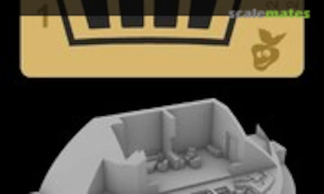 1:537 U.S.S. Enterprise NCC-1701 Refit - Officer's Lounge (Greenstrawberry 12621-1/537) 12621-1/537