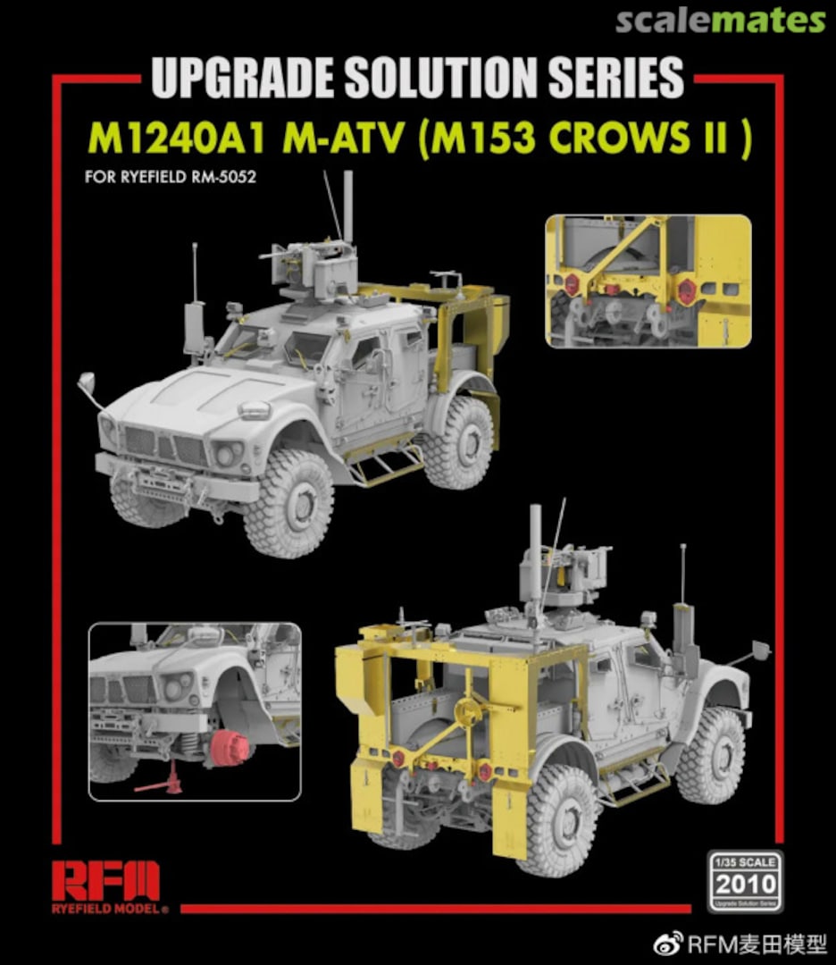 Boxart M1240A1 M-ATV (M153 CROWS II) upgrade set RM-2010 Rye Field Model Boxart M1240A1 M-ATV (M153 CROWS II) upgrade set RM-2010 Rye Field Model