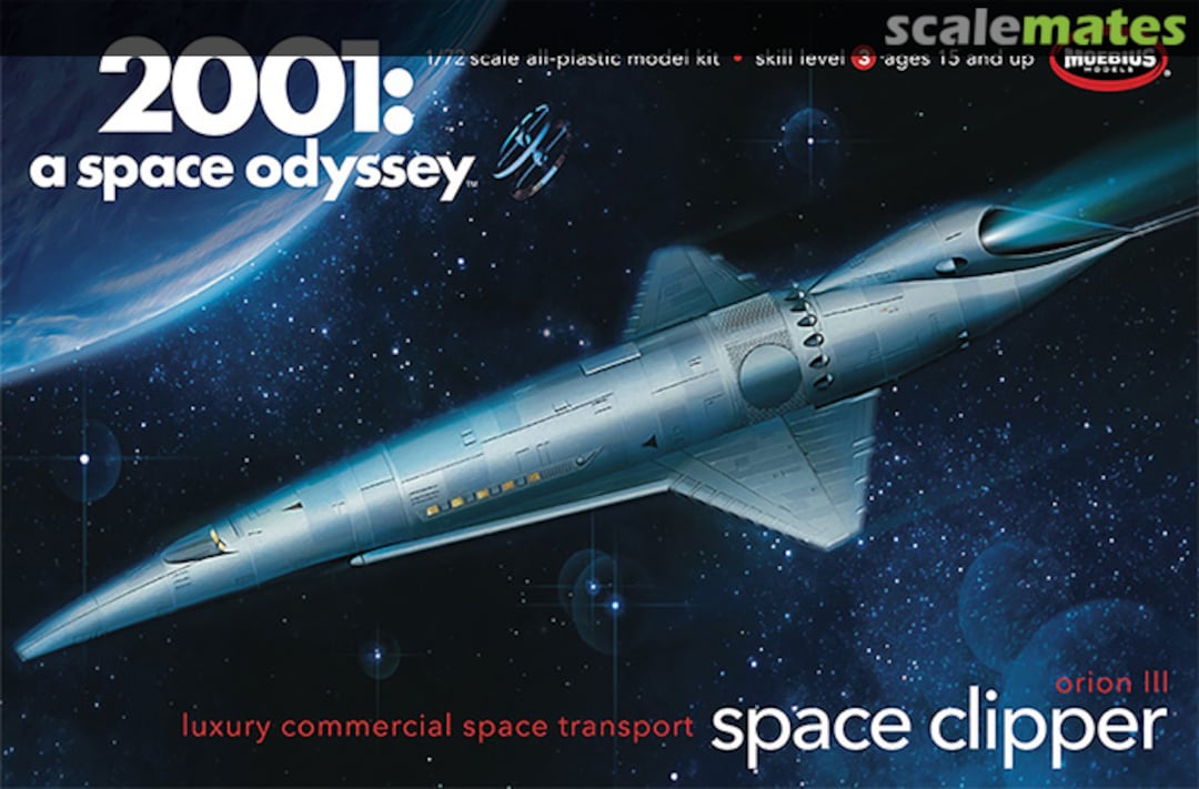 Boxart Space Clipper Orion III 2001-11 Moebius Models