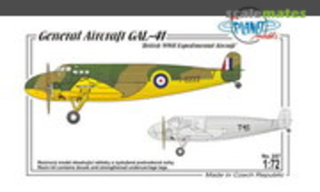 1:72 General Aircraft GAL-41 (Planet Models PLT247) PLT247