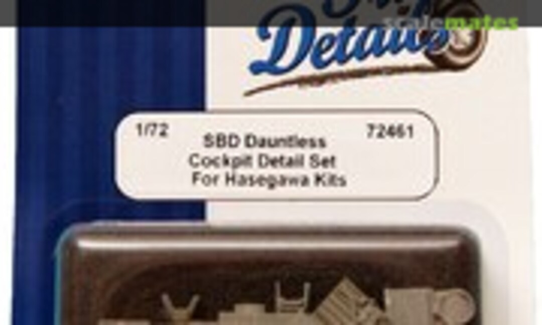 1:72 SBD Dauntless Cockpit Detail Set (True Details 72461) 72461