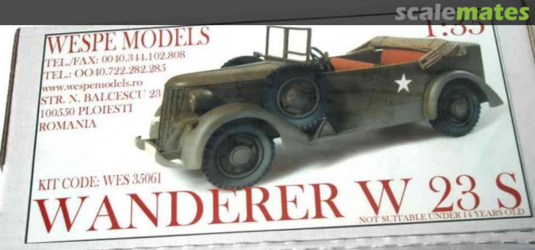 Boxart Wanderer W 23 S WES 35061 Wespe Models Boxart Wanderer W 23 S WES 35061 Wespe Models