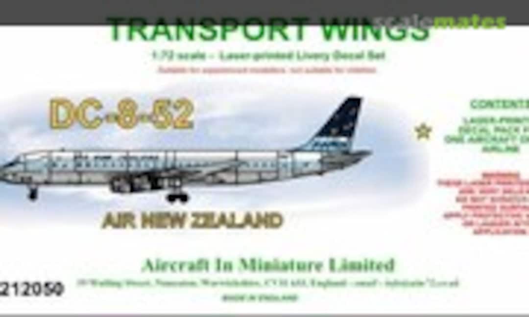 1:72 Douglas DC-8-52 decal set 'Air New Zealand. (Aircraft In Miniature Ltd TWL7212050) TWL7212050