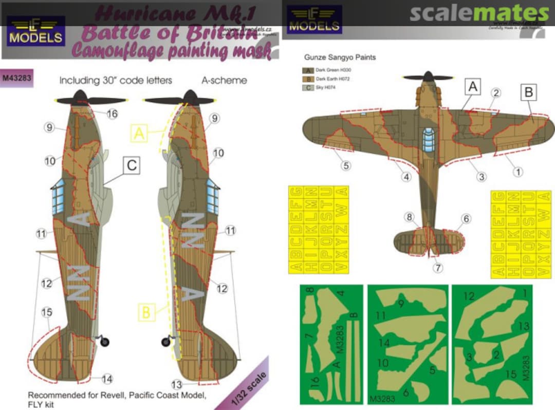 Boxart Hurricane Mk.1 Battle of Britain M3283 LF Models Boxart Hurricane Mk.1 Battle of Britain M3283 LF Models