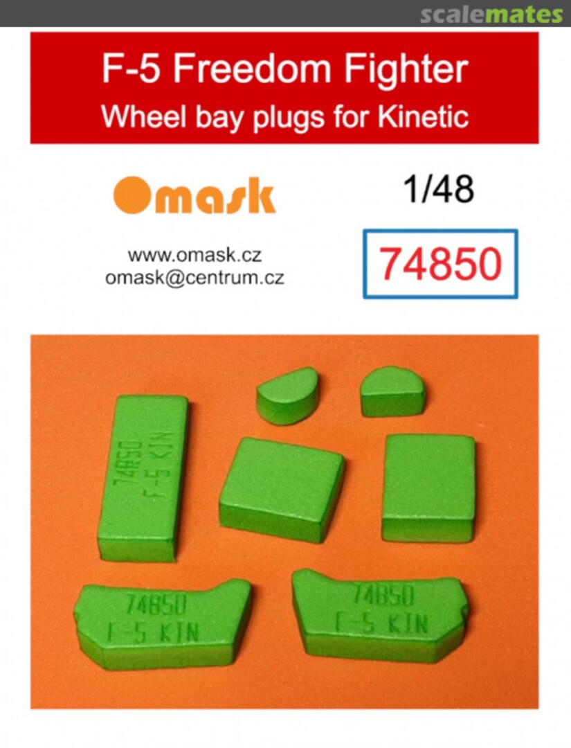 Boxart F-5 Freedom Fighter wheel bay plugs (for Kinetic) 74850 Omask Boxart F-5 Freedom Fighter wheel bay plugs (for Kinetic) 74850 Omask