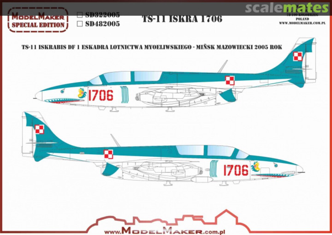 Boxart TS-11 Iskra 1706 SD322005 ModelMaker Boxart TS-11 Iskra 1706 SD322005 ModelMaker