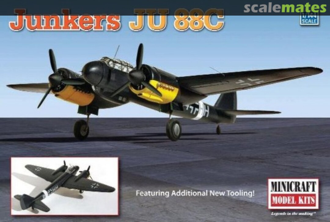 Boxart Junkers Ju 88 C 14632 Minicraft Model Kits Boxart Junkers Ju 88 C 14632 Minicraft Model Kits