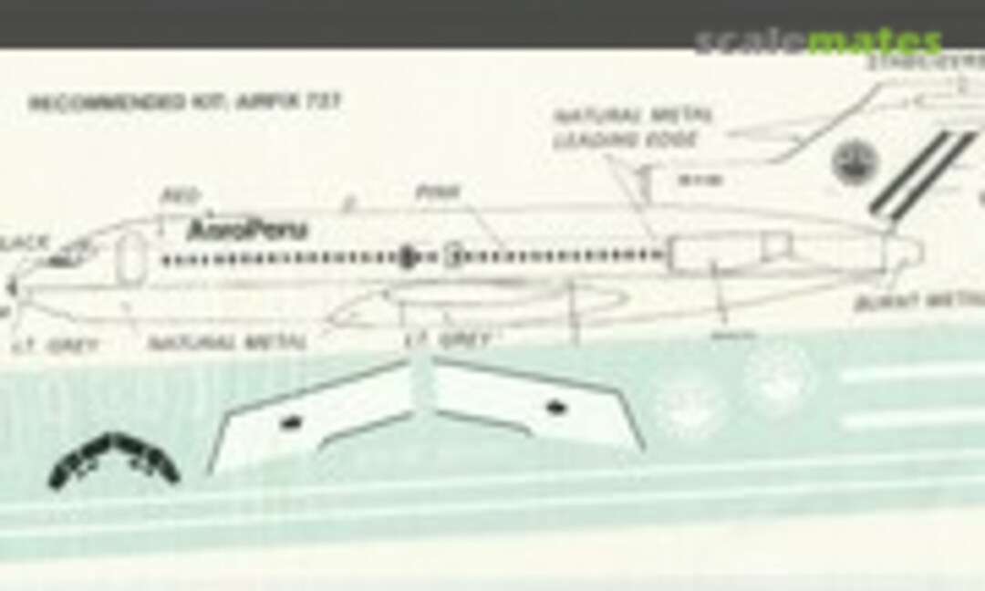 1:144 Boeing 727-100 Aero Peru (Runway 30 RW3003) RW3003