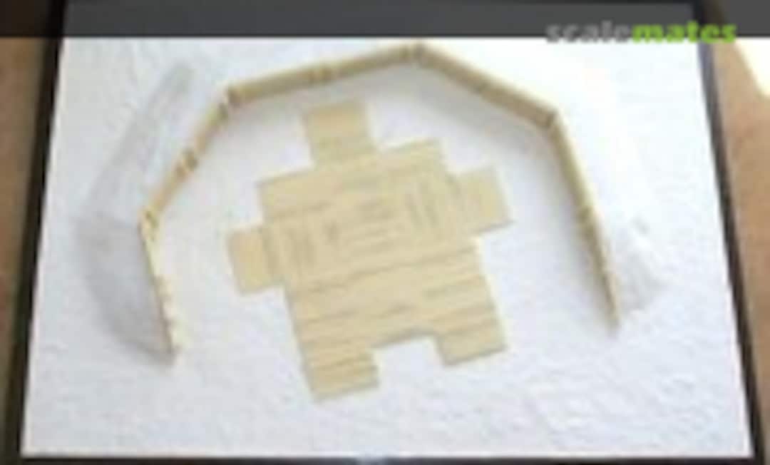 1:72 Luftwaffe Revetment "open shelter" (Airmodel AM-9003)