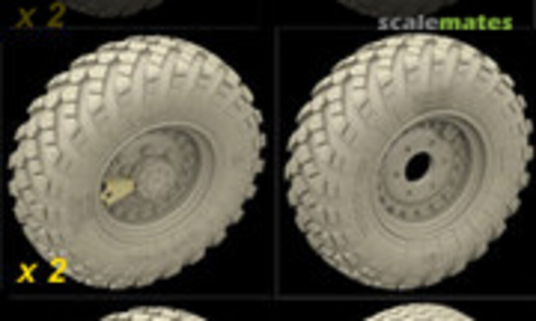 1:35 ZiL-157 with SA-2 Trailer - Wheels with two Spares (Hussar Productions 35062) 35062