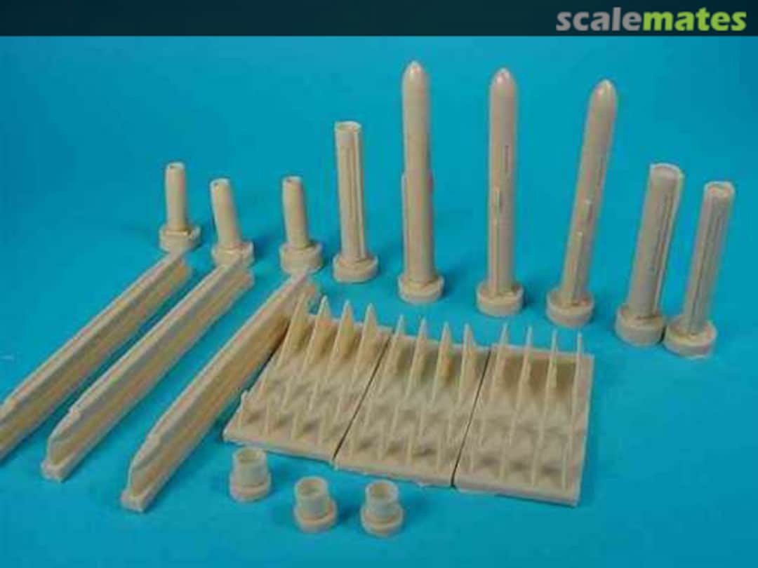 Boxart R32033 Resin Alarm III Air-to-Air Missile with Launch Rail R32033 CAM Boxart R32033 Resin Alarm III Air-to-Air Missile with Launch Rail R32033 CAM