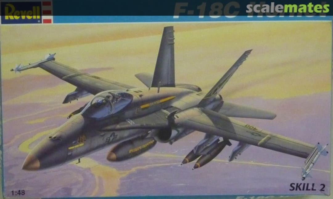 Boxart F-18C Hornet 4821 Revell Boxart F-18C Hornet 4821 Revell