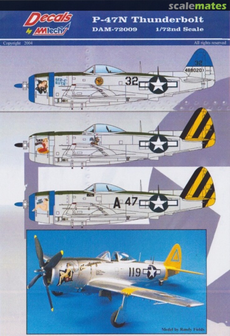 Boxart P-47N Thunderbolt DAM-72009 AMtech Boxart P-47N Thunderbolt DAM-72009 AMtech