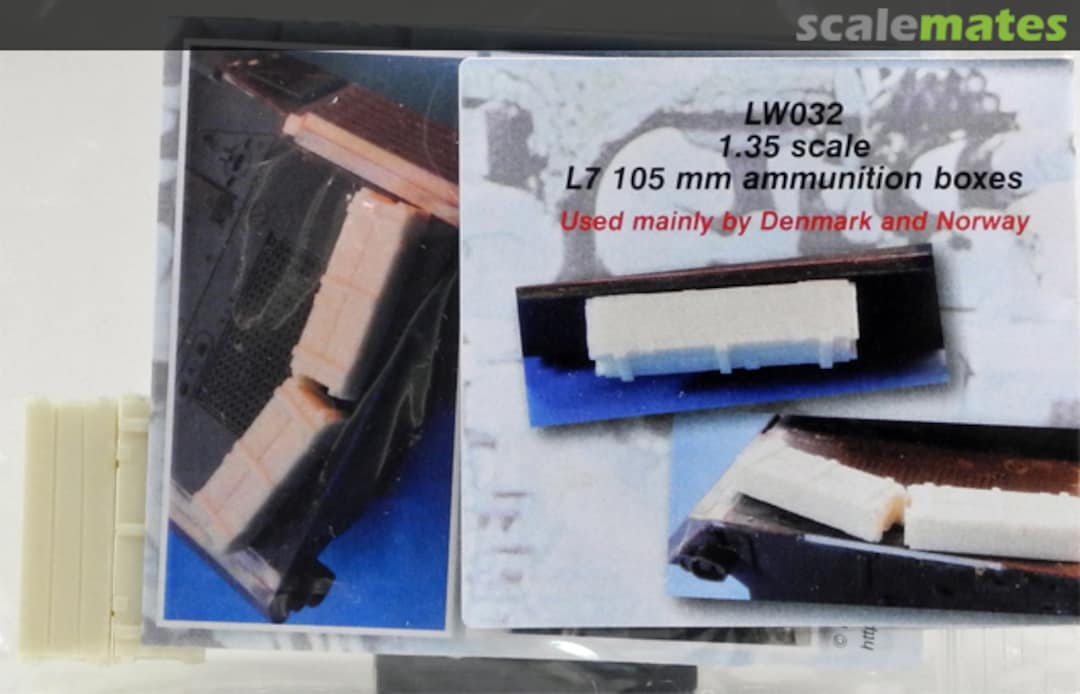 Boxart L7 105 mm Ammunition Boxes LW032 Leopard Workshop Boxart L7 105 mm Ammunition Boxes LW032 Leopard Workshop