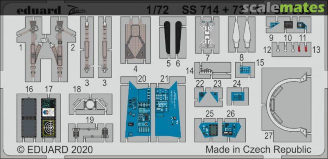 Boxart Su-35S SS714 Eduard Boxart Su-35S SS714 Eduard