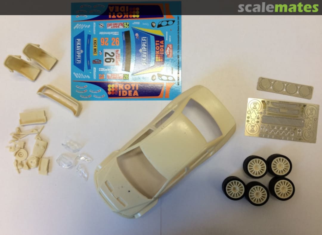 Boxart Mitsubishi Lancer WRC – 75. Rallye Automobile de Monte-Carlo 2007, Gardemeister (for Tamiya) TK2467 MF-Zone Boxart Mitsubishi Lancer WRC – 75. Rallye Automobile de Monte-Carlo 2007, Gardemeister (for Tamiya) TK2467 MF-Zone