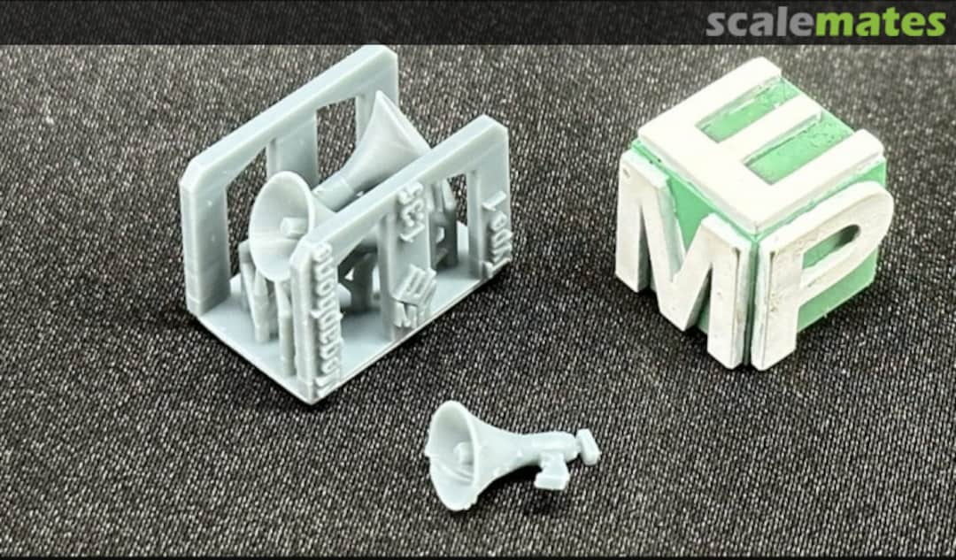 Boxart Megaphone - type 1 - 2 pieces 35080116 EMP3d Boxart Megaphone - type 1 - 2 pieces 35080116 EMP3d