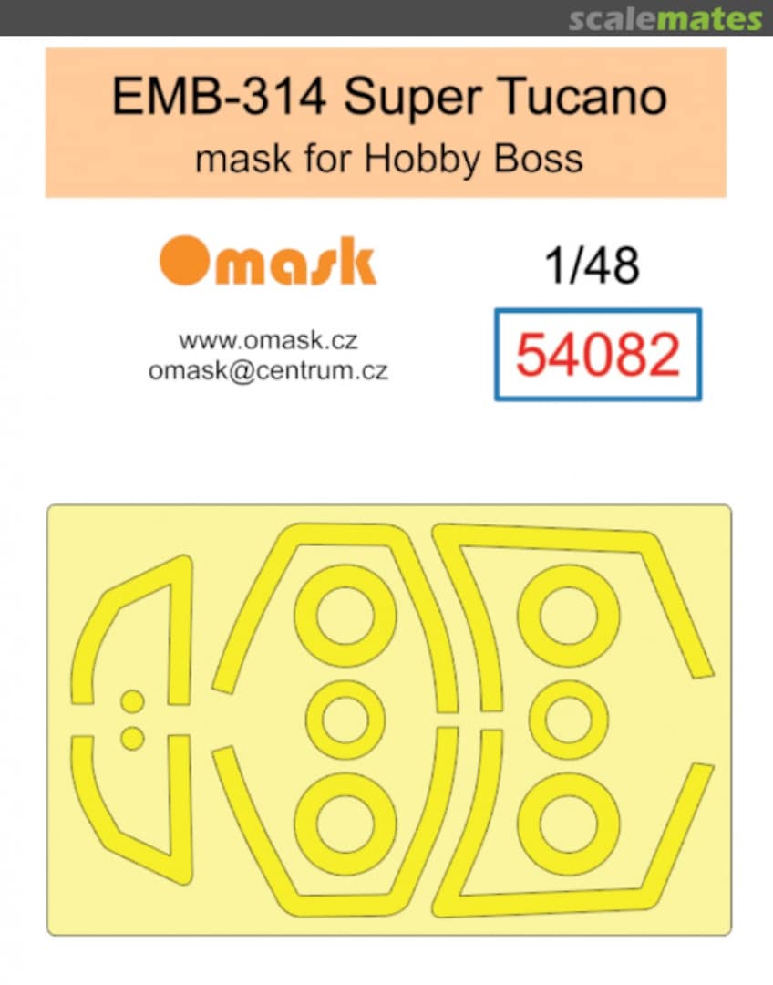 Boxart Embraer EMB-314 Super Tucano - Paint Mask Set 54082 Omask Boxart Embraer EMB-314 Super Tucano - Paint Mask Set 54082 Omask